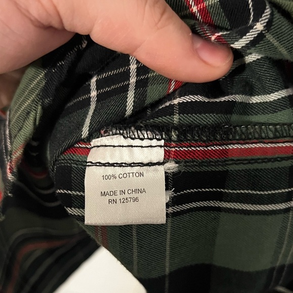 Rolling Paper with Patches Green Plaid Button Up Long Sleeve Shirt - Picture 9 of 11